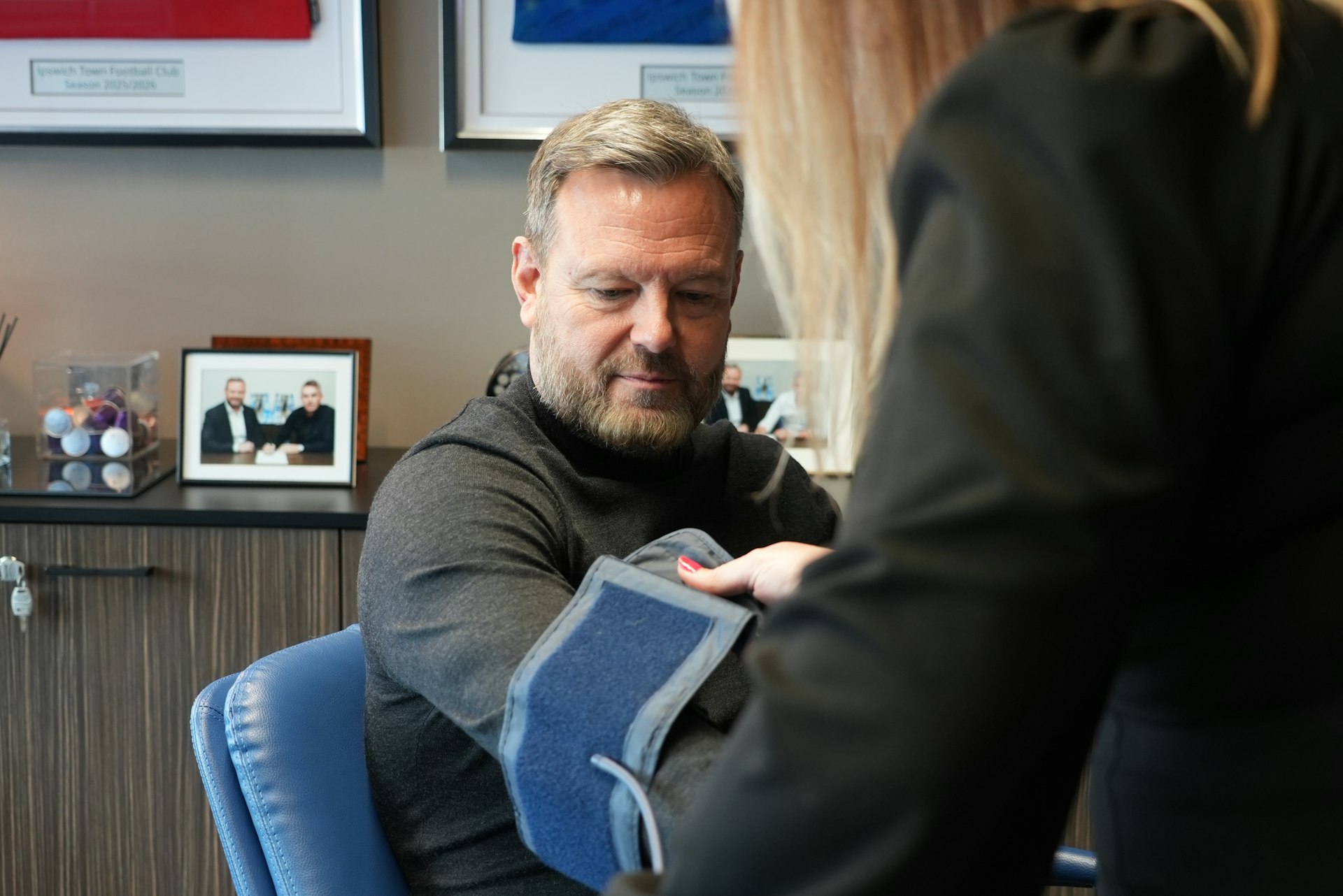 Mark Ashton getting his free NHS Health Check